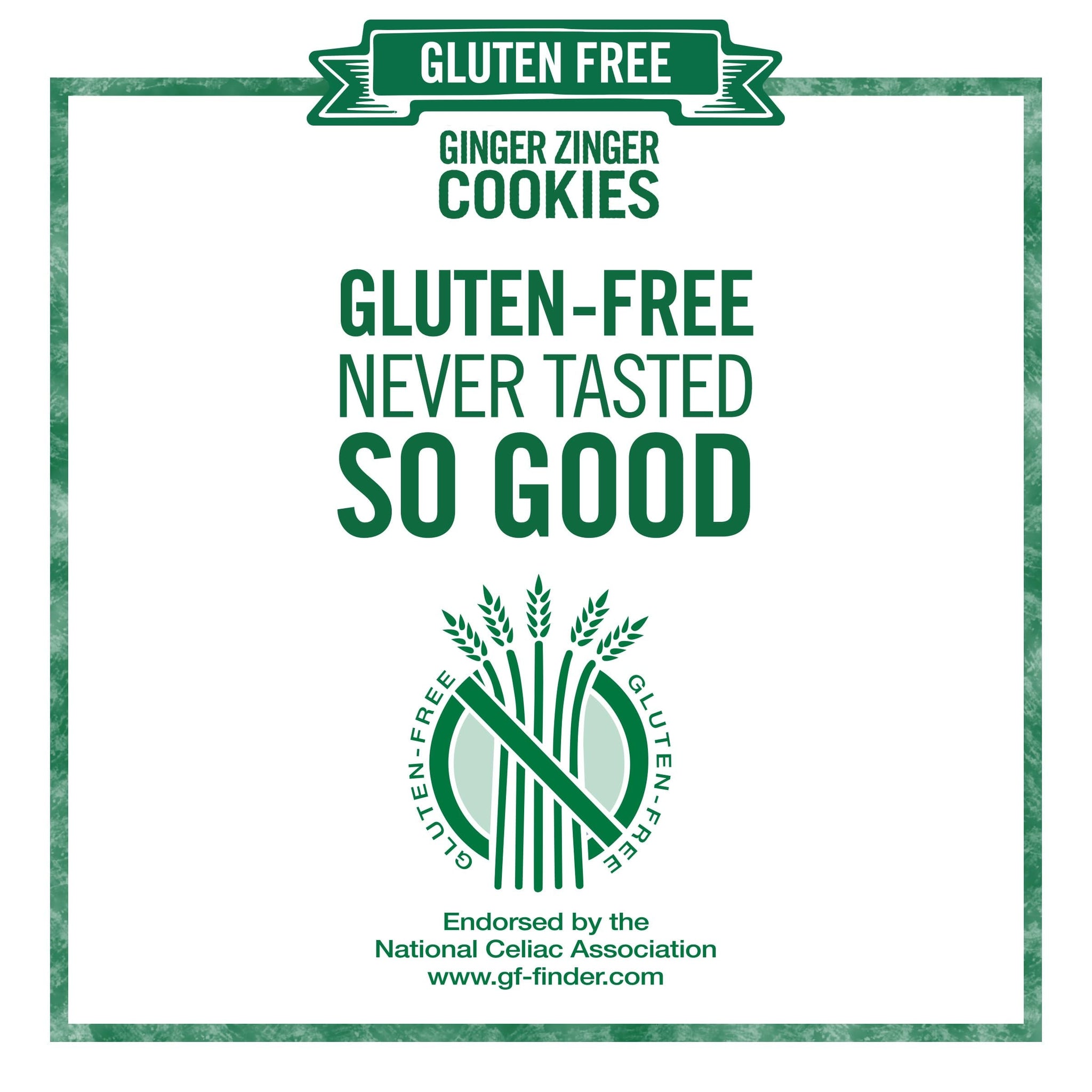 Tate's Bake Shop Gluten Free Ginger Zinger Cookies, 7 oz