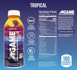 A-GAME Sports Drink, Tropical, The Ultimate Hydration Sports Beverage for Athletes, 8 Essential Vitamins including B, C, & E plus Natural Sea Salt