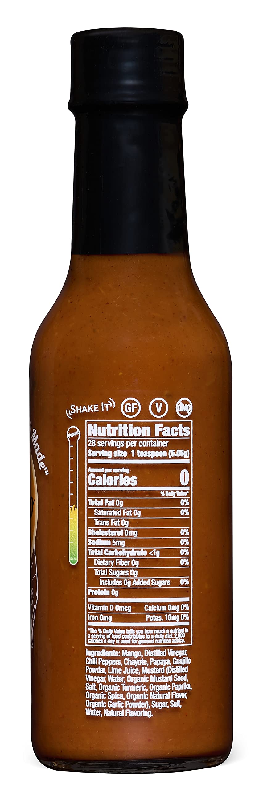 Grandma's Mango Pepper Sauce | NON GMO, Vegan, Gluten Free, Low Sodium, Low carb MEDIUM Heat Hot Sauce | Incredible Flavor and Kick of Heat 5oz Woman