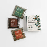 CatSpring Yaupon Tea Variety Pack, 1.5 oz Loose Leaf of Each, Green, Dark, and Medium Roast, Naturally Caffeinated, Sustainable and Wild-Harvested