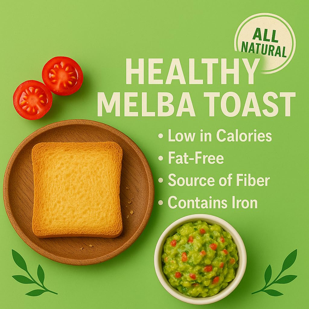 Only Kosher Candy Melba Toast Classic Roasted Original Kosher Parve with No Artificial Flavor, Fresh Natural Ingredients, Kosher Certified Delicious