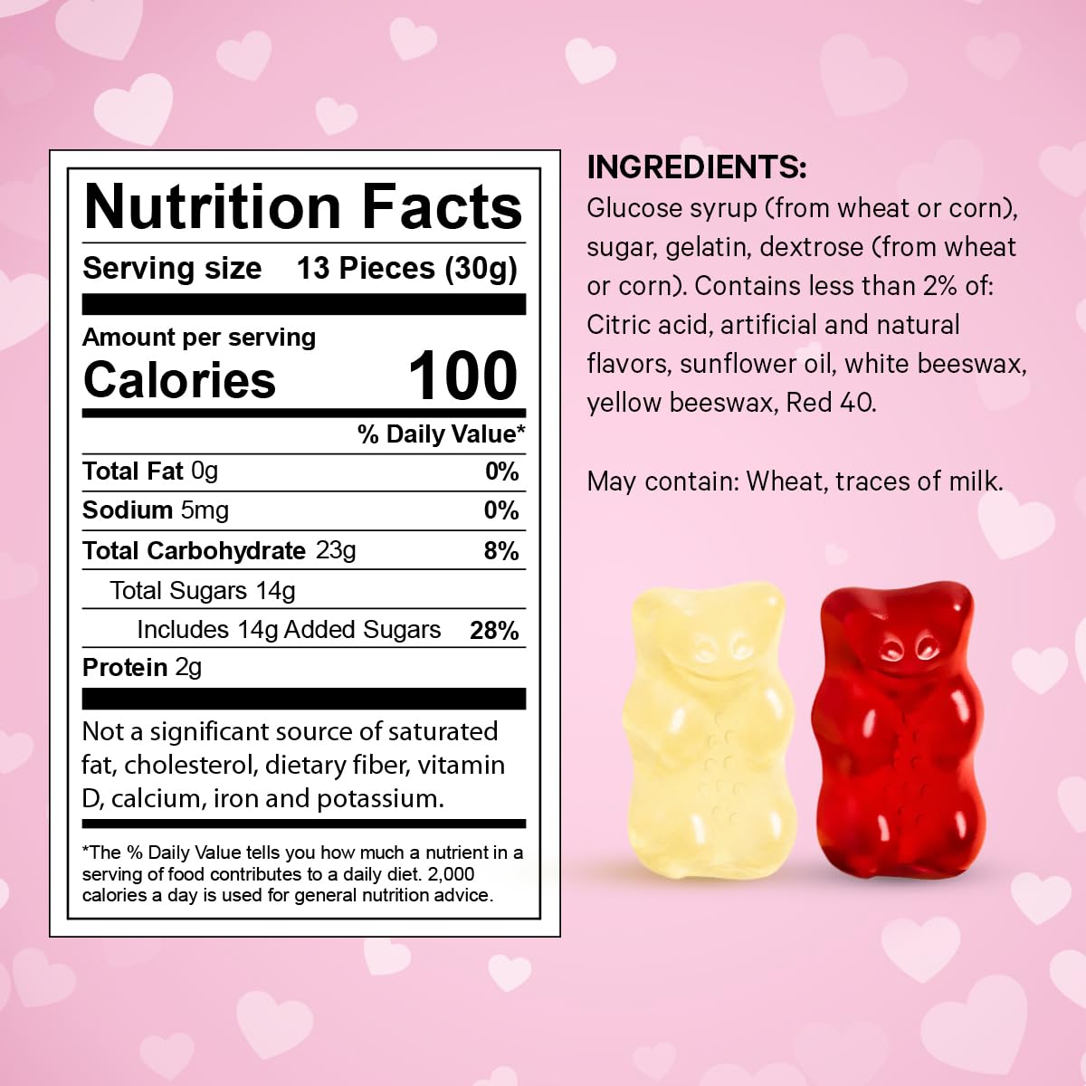 Gummy Bears Mothers Day Candy, Pack of 3 Mothers Day Gummies 4 Oz Each, Ideal Gummy Bears for Classroom Exchanges and School Parties, Perfect