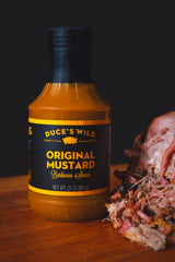 Duce’s Wild Barbecue South-Carolina Style 'Original Mustard' BBQ Sauce - Award-Winning Mustard Based Barbecue Sauce - Sweet & Tangy with Mild Heat