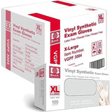 AroPaw Disposable Vinyl Gloves, Clear, Powder Free, Latex Free Disposable Gloves (Medium-1000) VGPF-3002