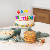 The Cravory: Birthday Cake Cookies - 24 cookies, 2.0 oz. each - Individually Wrapped - Gourmet - Baked Fresh - Dessert, Snack or Baked Goods