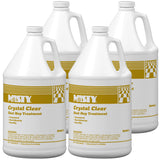MISTY Crystal Clear Dust Mop Treatment - 1 Gallon (Case of 4) 1003411 - Helps in Removal of Dirt, and Abrasive Matter from Wood, Asphalt, Linoleum