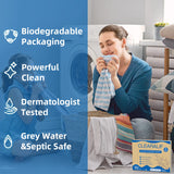 Laundry Detergent Sheets 3 Pack Up to 180 Loads, Fresh Linen - Great For Travel, Apartments, Dorms, No Plastic, Sustainable, Biodegradable-New