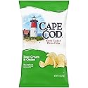 Cape Cod Potato Chips, Sour Cream and Onion Kettle Cooked Chips, 7.5 Oz