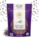 1000 Springs Mill - Organic Purple Barley | Used for Cereals, Salads, Whole Wheat Bread, Fresh Barley Flour, Sprouting Seeds, and more | Bulk Dried