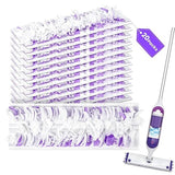 Disposable Mopping Pads Refills for PowerMop Multi-Surface Mop and PowerMop Wood Mop, Spray Clean Pads Replacement (Purple-20)