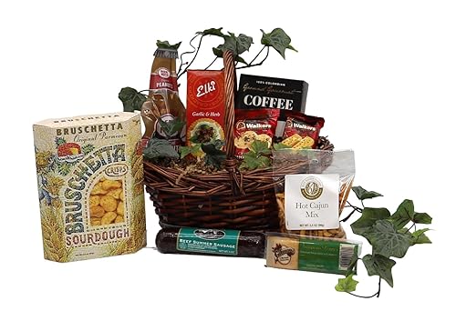 Gift Basket Village: World Class Boss - Gourmet Crackers, Coffee, Cookies, Sausage, Cheese & Nuts