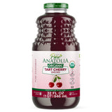 Pure Anatolia Organic Tart Cherry Juice 32 fl oz - Unsweetened Pure Tart Cherry Juice Organic - No Sugar Added, Non GMO, Gluten Free, Kosher - Sour