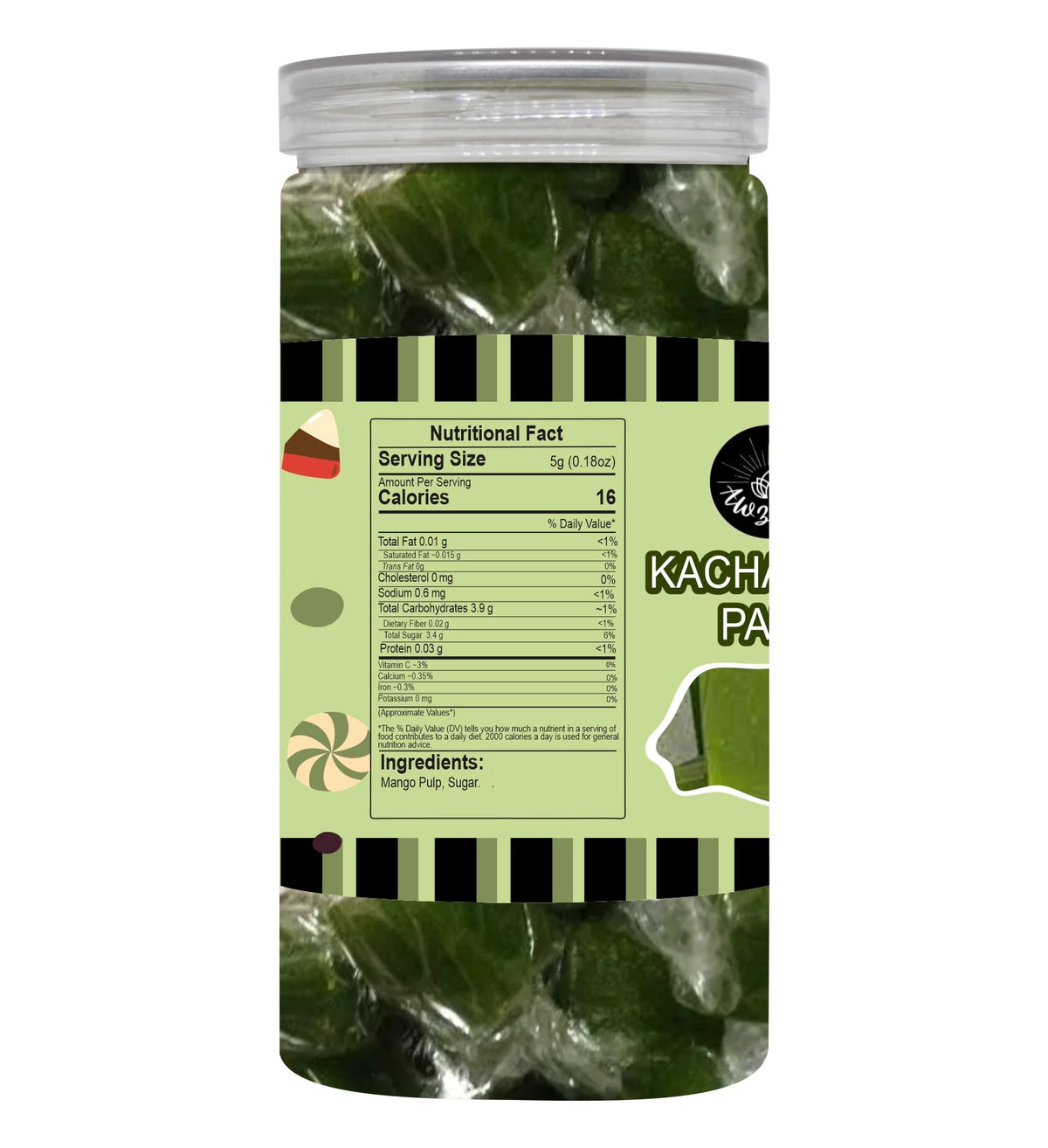 Awzlwn Indian Taste Candy (12.34 OZ / 350 GM, Kacha Aam Papad)