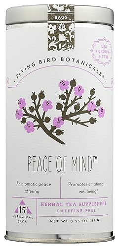 FLYING BIRD BOTANICALS Peace Of Mind Tea, 15 CT