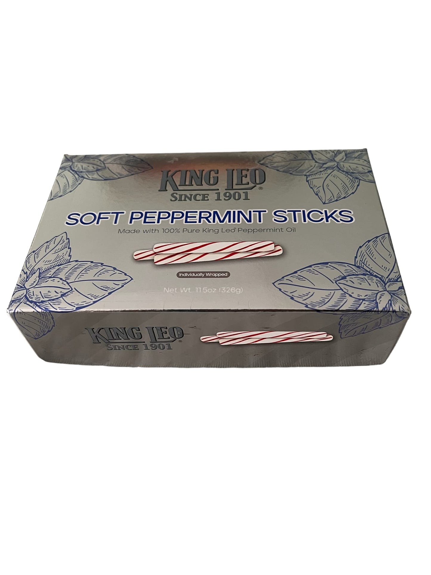 King Leo Soft Peppermint Sticks (11.5 oz Box)