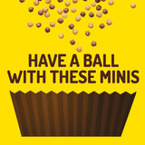 Reese's Puffs Minis Breakfast Cereal, Chocolate Peanut Butter Cereal, Family Size, 19.8 OZ