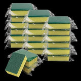 Kheoxusa Individually Wrapped Sponges, 78 Pack Sponges Individually Wrapped for Home Kitchen Scrub Dish Dishes Dishwashing Cleaning Non Scratch