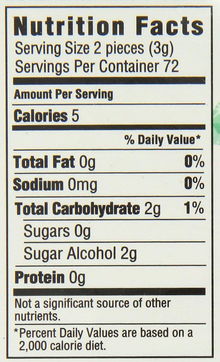 Trident White Gum - Spearmint - 9 Count