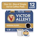 Victor Allen's Coffee Morning Blend, Light Roast, 12 Count, Single Serve Coffee Pods for Keurig K-Cup Brewers