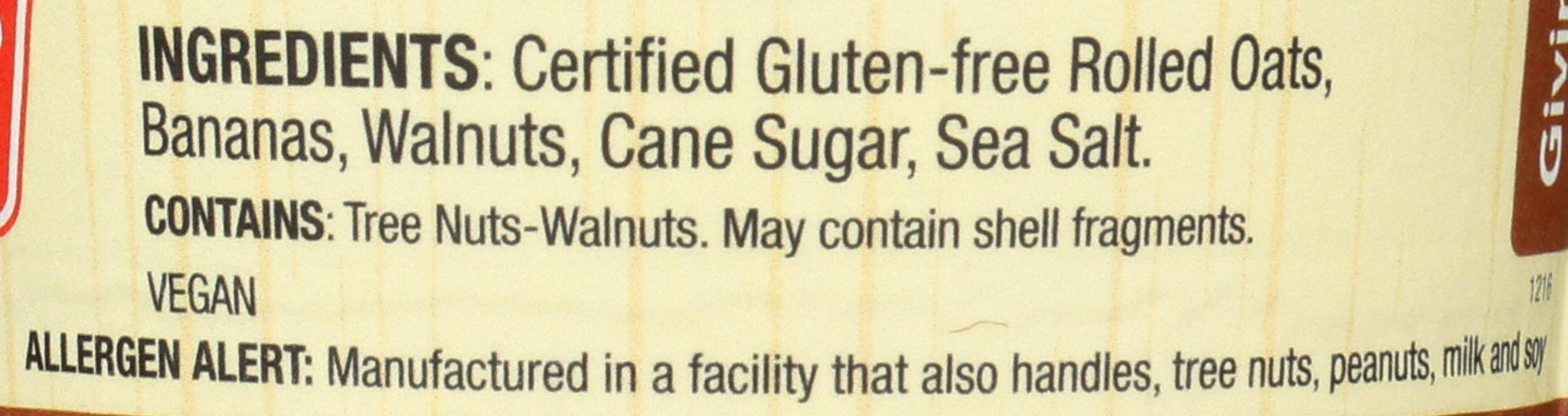 Straw Propeller Oatmeal Banana Bread, 2.5 OZ