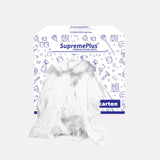 SupremePlus Recycled White T Shirt Rags Box (10 lbs.) - Shop Rags Bulk for Oil, Stain, Grease, Paint, and Auto Cleaning - Multipurpose