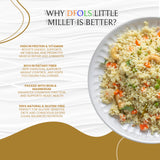 DFOLS Little Millet Whole Grain Light Earthy Flavor for Daily Cooking 0.55lb 8.82oz (250g) Premium Quality ???????