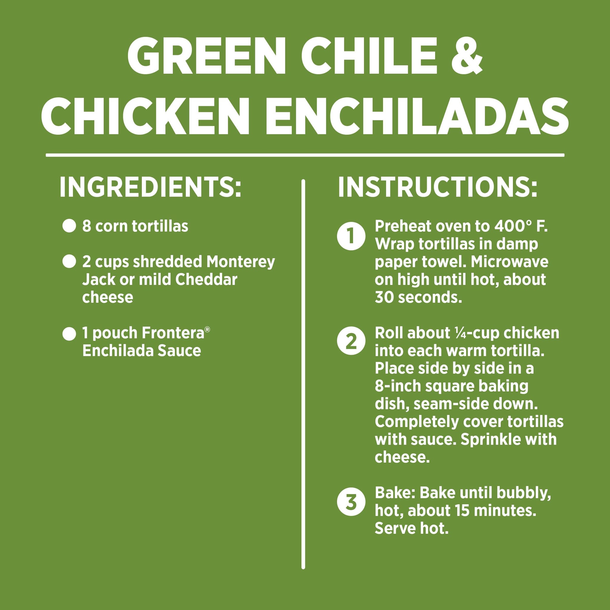 Frontera, Sauce Enchilada Green Chile, 8 Ounce