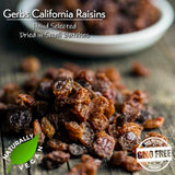 Gerbs Dried Raisins 14 oz. | Unsulfured, No Artificial Additives, Resealable Bag | Naturally Sweet & Plump | Top 14 Allergen-Free