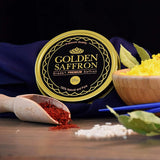 Golden Saffron, Finest Pure Premium All Red Saffron Threads, Grade A+ Super Negin, Non-GMO Verified. For Tea, Paella, Rice, Desserts, Golden Milk