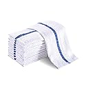 Groko Textiles Universal Cleaning Towels, Bulk 24 Pack, 16” X 19” 100% Cotton Fully Bordered Commercial Grade Terry Weave Cloth Bar Mops for Everyday