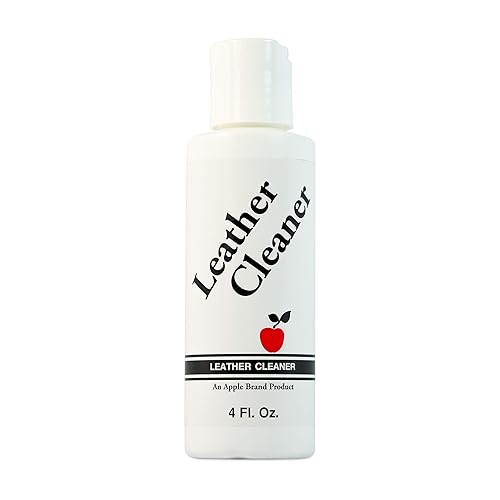 Apple Brand Leather Cleaner 4 oz - Great for Shoes, Boots, Handbags, Car Upholstery, Furniture - Removes Surface Dirt, Grime, Salt and More From