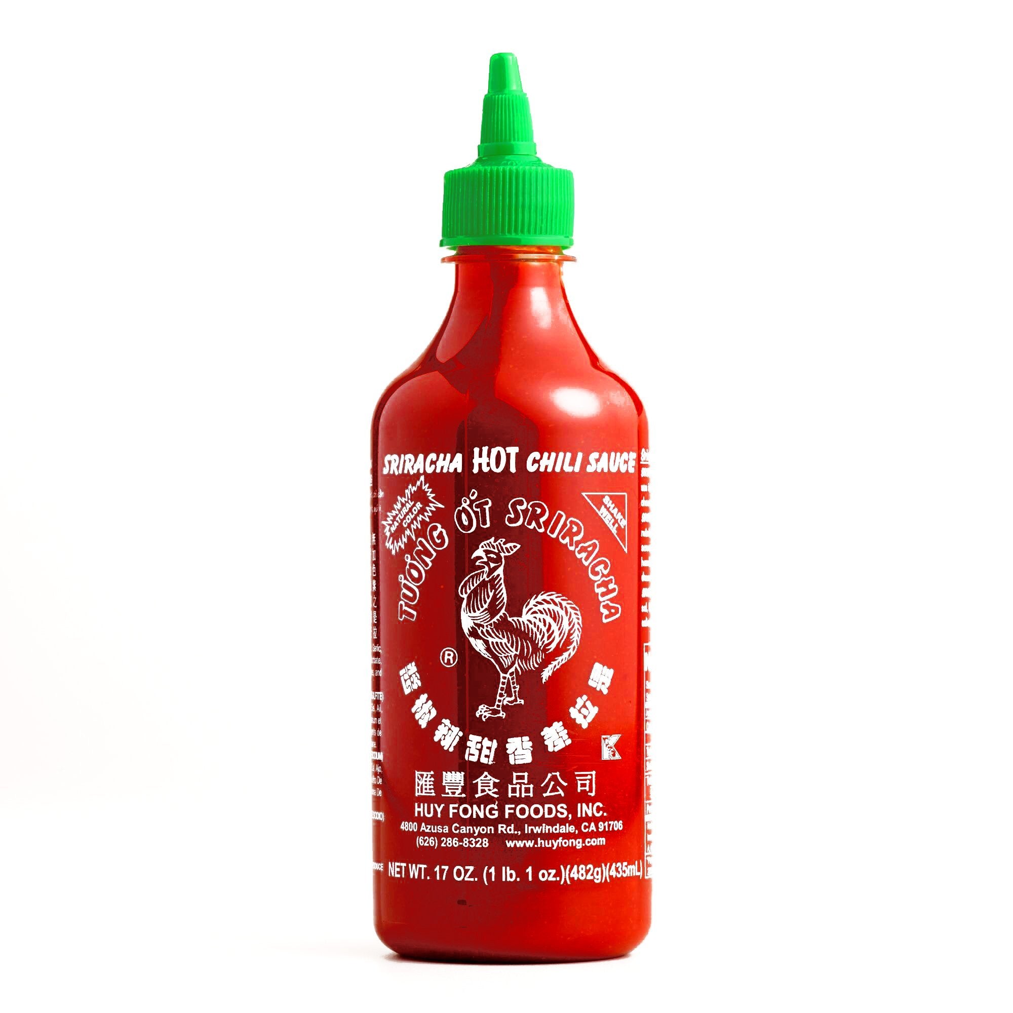 Sriracha Hot Chili Sauce 17 oz each (2 Items Per Order)