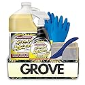 Fresh Scent Cleaner and Degreaser by Greased Lightning 1 gal Liquid Bundle with Lemon Scent Cleaner and Degreaser 32 oz Liquid + 2 Microfiber Cloth +