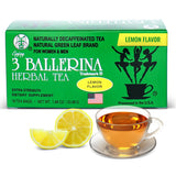 3 Ballerina Diet Tea Extra Strength - Lemon-Flavored Herbal Tea Bags for Digestive Comfort and Weight Maintenance - Pack of 1 (18 Count)
