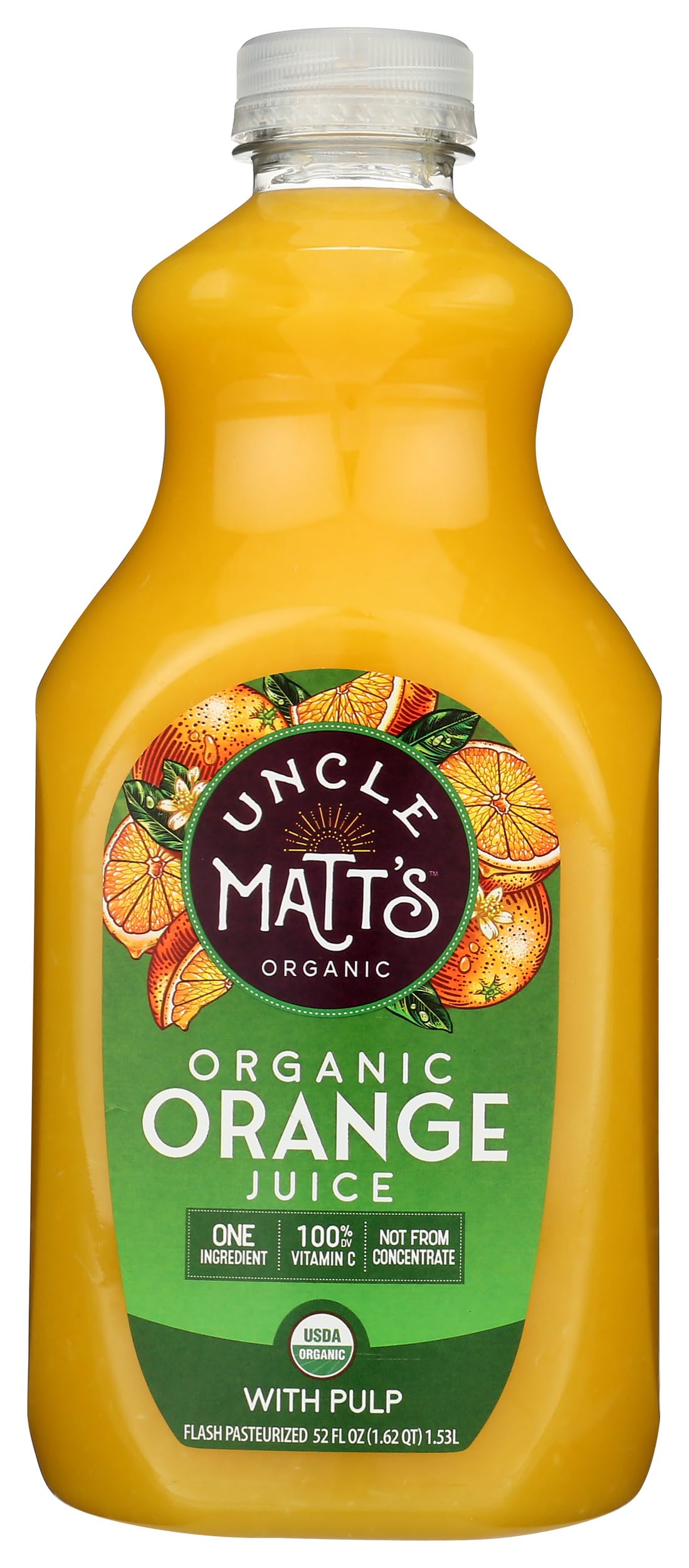 Uncle Matts, Organic Orange Juice, 52 Fl Oz