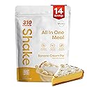 310 Nutrition All-in-One Plant-Based Meal Replacement Shake - High-Fiber Protein with Probiotics, Digestive Enzymes & Adaptogens - Vegan, Low Carb