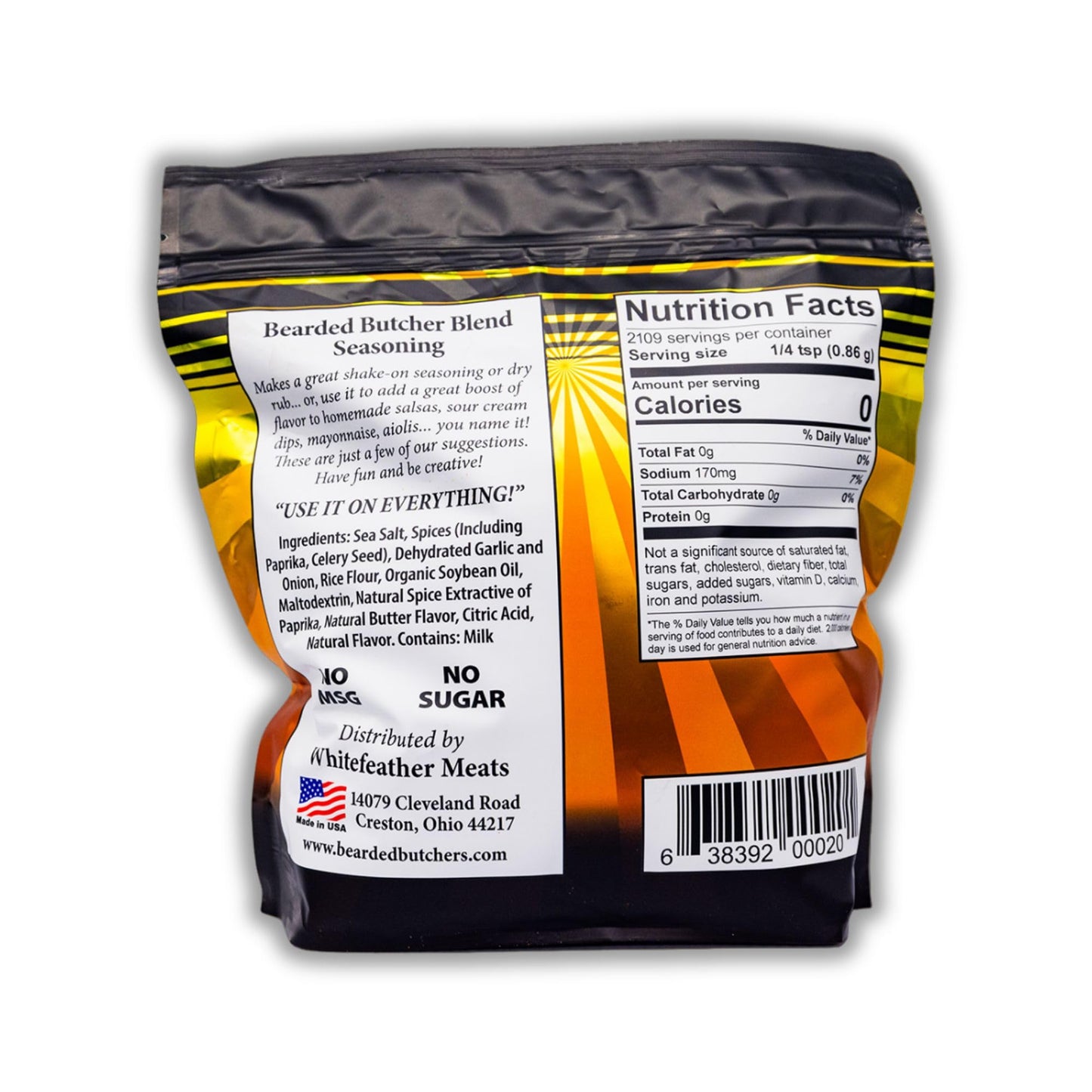 Bearded Butchers Butter Blend, 64 oz Bag (4 lbs) - Silky Smooth Butter Flavor for Chicken, Steak, Corn on the Cob, Grilled Cheese, and More - No MSG