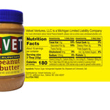Velvet Peanut Butter, Crunchy - Detroit’s Classic Since 1937, Smooth & Nostalgic Spread with “Fresh, Pure, Delicious” Label, Made in the USA