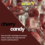 Bulk Cherry Individually Wrapped Hard Candy - 1.5lbs -Made from Life Savers Candy- Repackaged by Mima Mima - Mothers Day Candy, Basket Stuffers