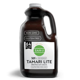 San-J Tamari Lite Soy Sauce, 50% Less Sodium 100% Soy, Bulk Pantry, 64 oz