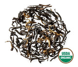 Golden Moon Tea Organic Golden Monkey Black Tea - Loose Leaf, Non-GMO - Travel Tin (28 Servings)