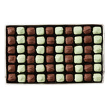 Fannie May Mint Meltaways Holiday Print Chocolate Candy Gift Box, 1 lb