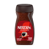 Nescafe, Clasico Instant Coffee, Dark Roast Coffee, 1 Jar, 7 Ounce