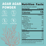 Agar Agar Powder, Vegan Unflavored Gelatin Substitute, Non-GMO, Gluten Free, No Additives and Preservatives, 4oz