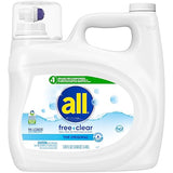 all Liquid Laundry Detergent Free Clear, 118 Ounce, 94 Loads