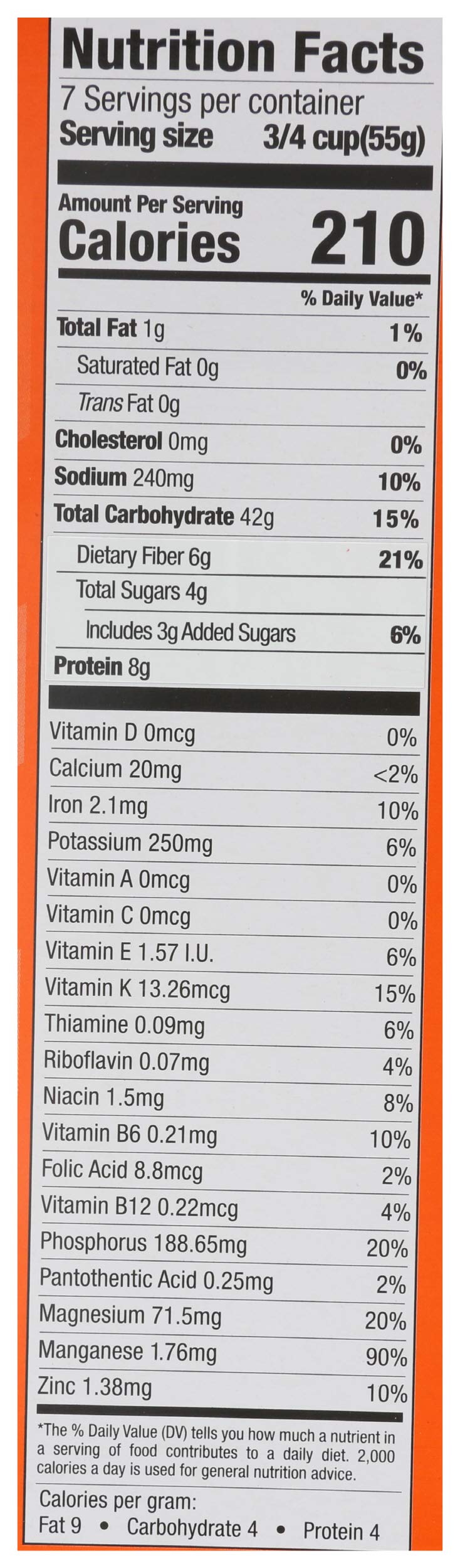 Food For Life, Cereal Sprouted Flakes Original Organic, 14 Ounce