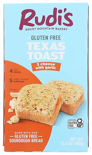 Rudis Bakery 3 Cheese Garlic Texas Toast, 13.8 OZ