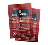 Hollander HOT FUDGE Sauce - 1.5 fl. oz. Two-Serving Packets | For Dessert, Gifts, Travel, Snacks | Chef Made Recipe with Authentic Ingredients |