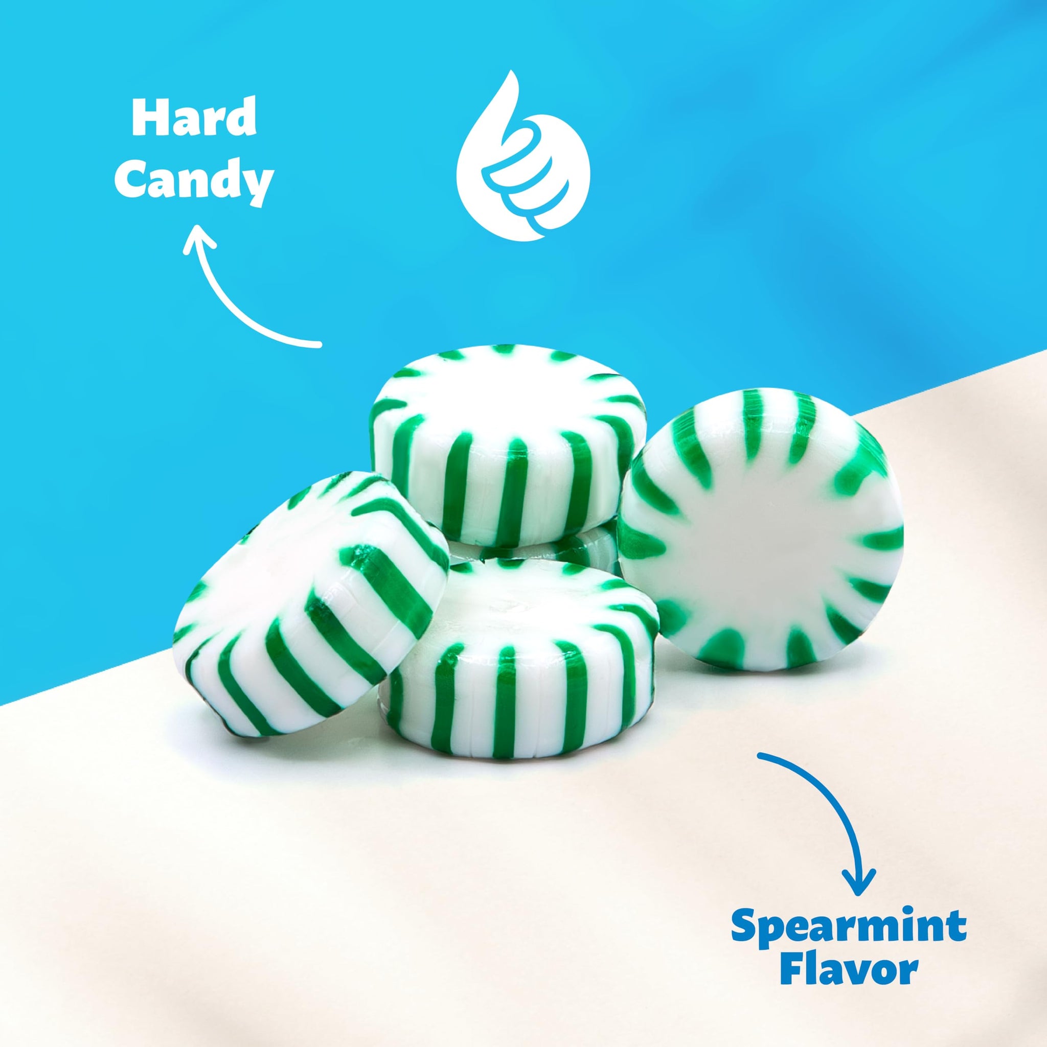 Sugar-Free Starlights Spearmint Hard Candy, 1-Pound Pack