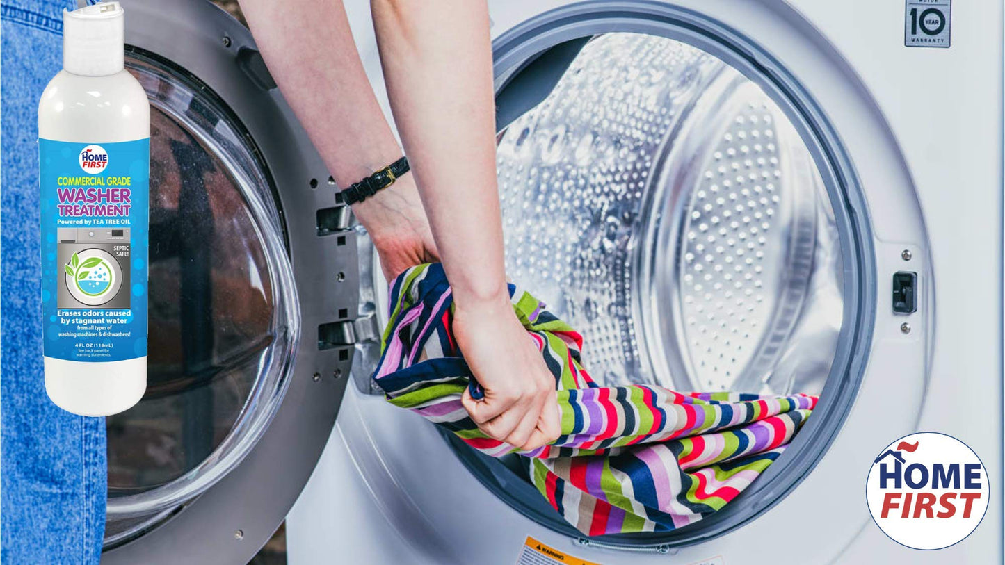 Washing Machine Heavy Duty Cleaner Deodorizer - Eco-Friendly of Control Mold And Mildew From Behind the Drum or Door of Your Front or Top Load Washer
